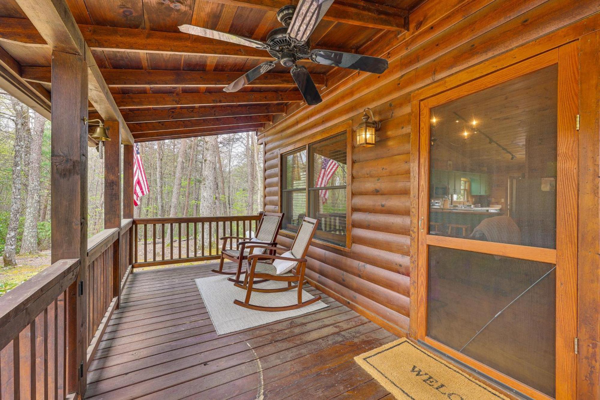Cozy Cabin In Private Location With Hot Tub And Grill! Blue Ridge Zewnętrze zdjęcie