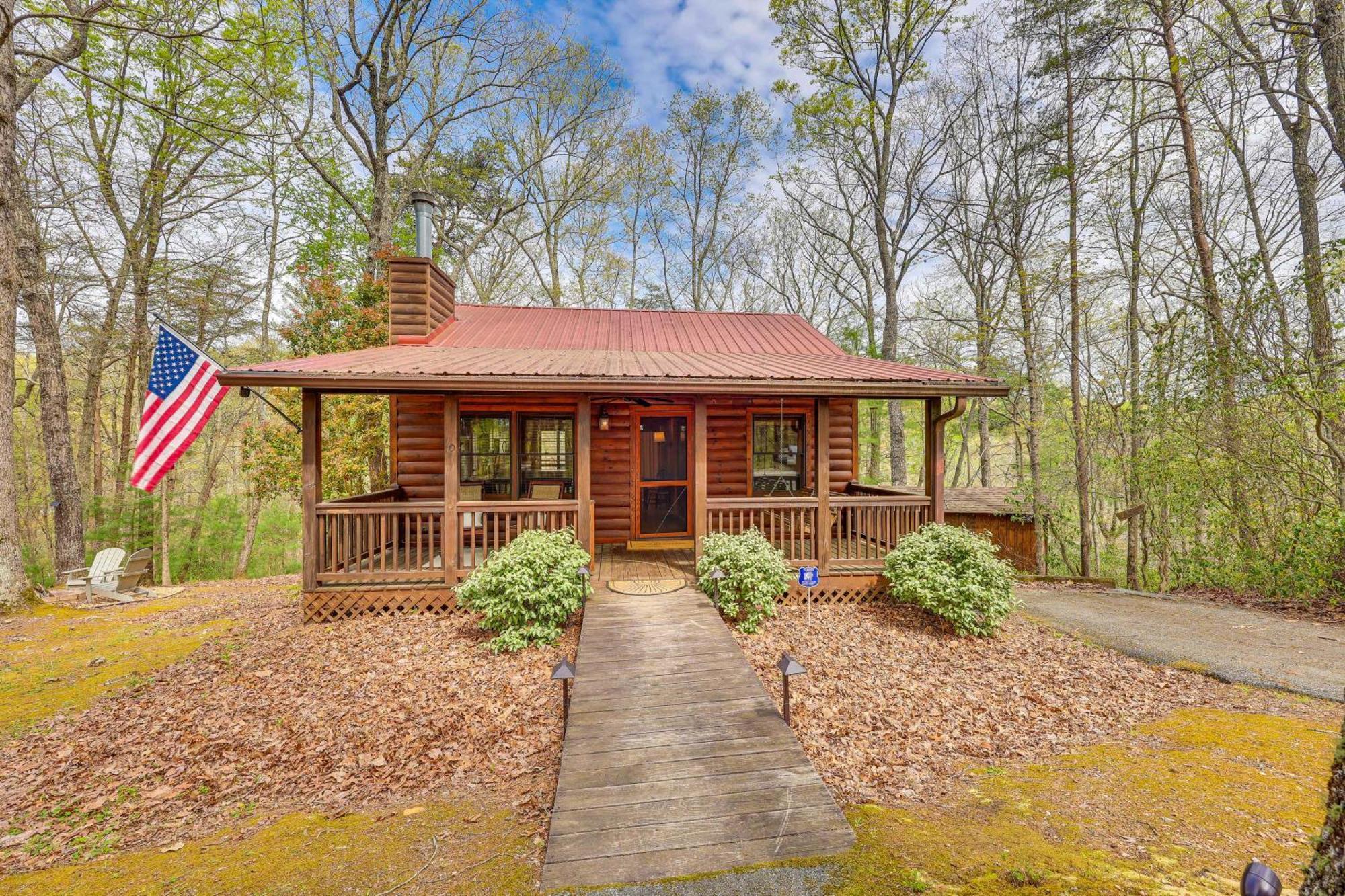Cozy Cabin In Private Location With Hot Tub And Grill! Blue Ridge Zewnętrze zdjęcie